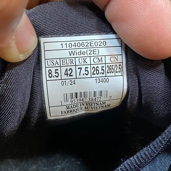 Brooks Ghost Max Running Shoes Wide 2E Black/Ebony Mens Size 8.5 - Picture 6 of 8